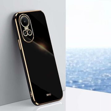 Infostyle Silikonski ovitek GIOPUEY za Oppo Reno 10 / Reno 10 Pro – črna