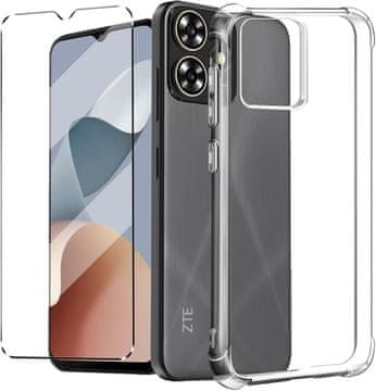 Infostyle Prozoren ovitek + zaščitno steklo za ZTE Blade A73