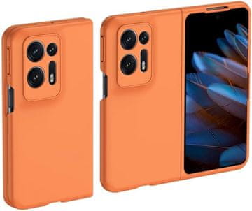 Infostyle Oppo Find N2 ovitek – lahek trdi PC ovitek, odporen proti praskam, oranžen