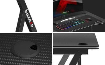 Desk Gaming miza Huzaro Hero 1.4 Black