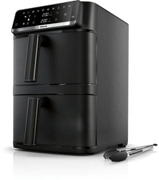 Bosch Serie 6 cvrtnik na vroč zrak, 12 L, črn (MAFD661B7) - odprta embalaža