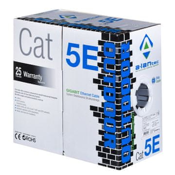 slomart A-LAN KIU5OUTS305 omrežni kabel Cat5e U/UTP 305 m, črn