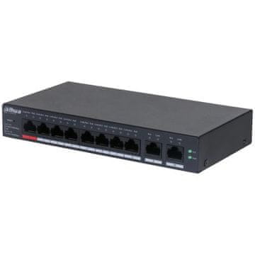 Dahua Mrežni stikalo Dahua Technology DH-CS4010-8GT-110, Upravljano L2, Gigabit PoE, Črna