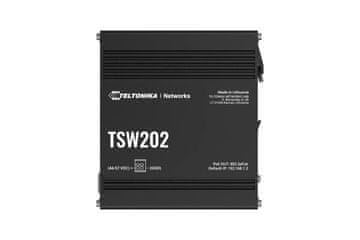 Teltonika Teltonika TSW202 omrežni stikalo L2 Gigabit Ethernet, PoE, modra/aluminij