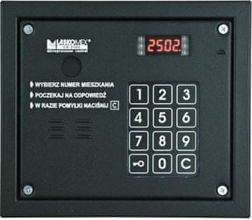 slomart Laskomex CP-2503R črn avdio panel z RFID čitalnikom ključev
