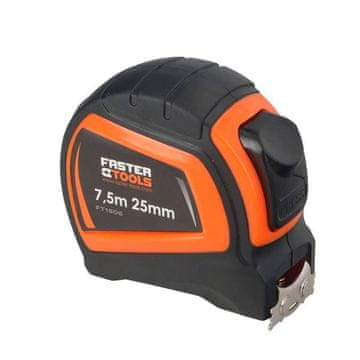 Magnetni merilni trak 10 m x 25 mm, FASTER TOOLS