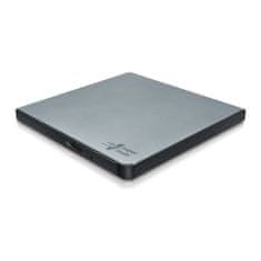 DVD Zunanji zapisovalnik HLDS GP57ES40 Slim USB srebrne barve
