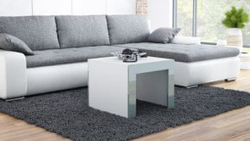 slomart Cama TESS60 BI/SZ Coffee table, Coffee table, bela, Square shape
