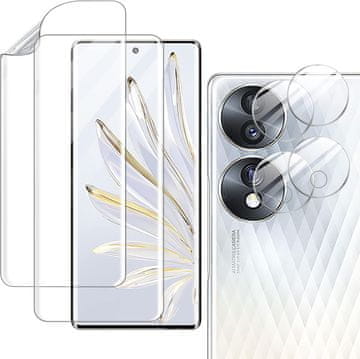 Infostyle GIOPUEY zaščitna folija za Honor 70 – 2x folija + 2x zaščita kamere (9H)