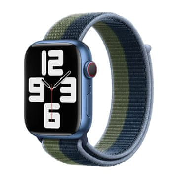 Infostyle Najlonski nadomestni pas 20 mm – univerzalen za pametne ure | modro-zelena