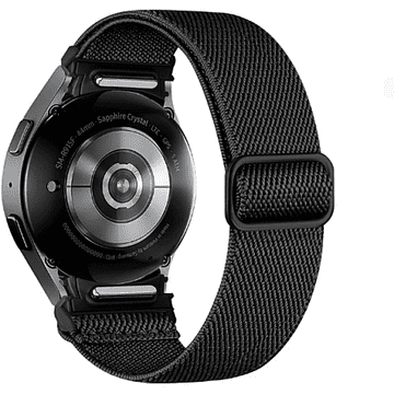 Infostyle GBPOOT 22 mm najlonski pašček za pametne ure (Huawei GT/GT2, Samsung Gear S3, Galaxy Watch 46 mm) - črna
