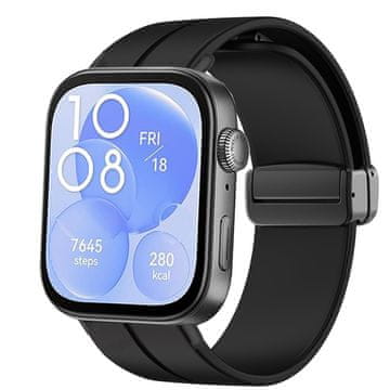 Infostyle Silikonski pašček Blueshaweu za Huawei Watch Fit 3 – magnetni, nastavljiv, udoben