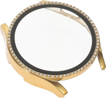 Infostyle Ovitek s cirkoni za Samsung Galaxy Watch 7 44mm – zlata