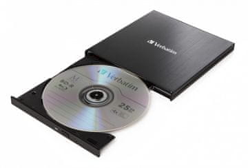 Verbatim Verbatim 43889 optični pogon Blu-Ray RW, notranji, črn