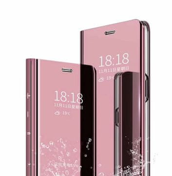 Infostyle Preklopna torbica Xiaomi Poco X5 Pro – zrcalni ovitek s stojalom, roza