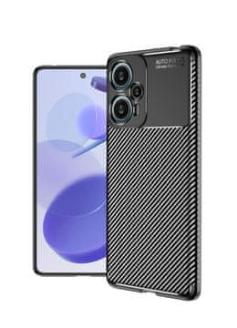 Infostyle RanTuo silikonski ovitek za Xiaomi Poco F5 – črn, odporen na udarce in praske