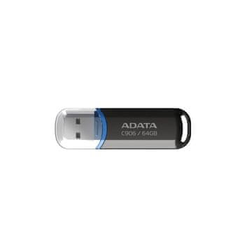 A-Data ADATA C906 USB ključek, 64 GB, USB 2.0, črn