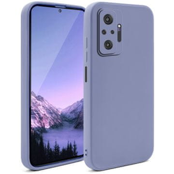 Infostyle Silikonski ovitek Moozy Minimalist za Xiaomi Redmi Note 10 Pro / Pro Max – modro-siv, mat TPU