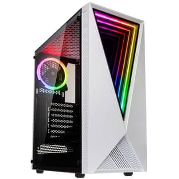 Kolink Kolink VOID RGB Midi-Tower PC ohišje, belo, s stekleno stranico