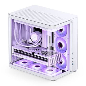 Jonsbo TK-2 2.0 Midi Tower računalniško ohišje, črno