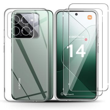 Infostyle Ovitek Xiaomi 14 + 2x zaščitno steklo – Holilo TPU + 9H komplet