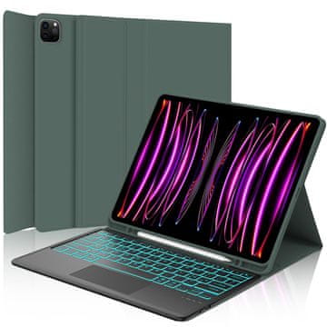 Infostyle Ovitek s tipkovnico za iPad Pro 12.9 – Bluetooth QWERTY, stojalo, držalo za Apple Pencil (3.–6. gen)