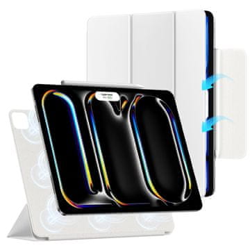 Infostyle ZtotopCases ovitek za iPad Pro 13 (2024) – magnetni, ultra tanek, stojalo, auto sleep/wake, be