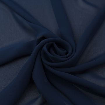 shumee Šifonski material, temno modra barva