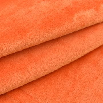 shumee Minky flis oranžne barve