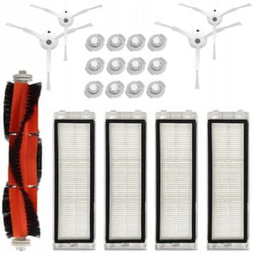 shumee KOMPLET KRTAČNIH FILTROV ZA ROBOROCK E20 E25 E35 S50 S60 S65 S5 S6 MAXV S501