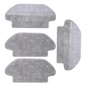 shumee 4x krpe za brisanje za Xiaomi VIOMI V2 V3 STYJ02YM SE S10 S12 mop P