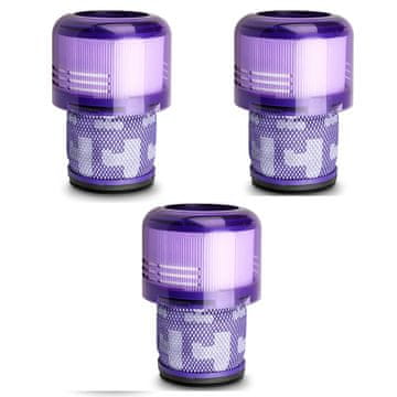 shumee 3X FILTER ZA DYSON V11 SV14 V15 DETECT ABSOLUTE Animal Plus Torgue Drive Total