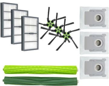 shumee Komplet filtrov in vrečk za čiščenje osnovne krtače za iRobot Roomba s9 s9+