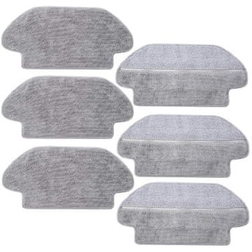 shumee 6x krpe za brisanje za Xiaomi VIOMI V2 V3 STYJ02YM SE S10 S12 mop P