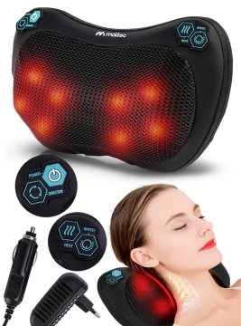 shumee Masažna blazina Shiatsu za hrbet, vrat, noge in telo PRO-Comfy30W-01
