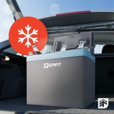 shumee Prenosni avtomobilski hladilnik, hlajenje in ogrevanje 12V/230V MasterCold-25L