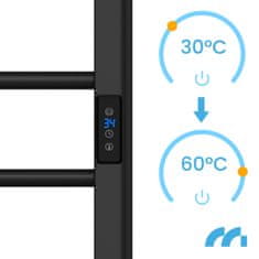 shumee Maltec BH200W-BL električni kopalniški grelec, stenski, stoječi termostat, 200 W