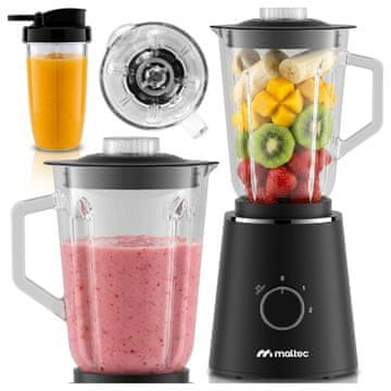 shumee Stekleni mešalnik za smoothije 1500 ml, steklenica 500 ml BL1000W + dodatki