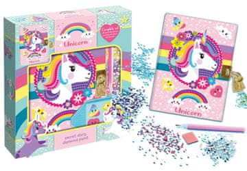 Totum Mozaik vezenja zvezka Diamond Unicorn
