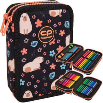 CoolPack Dvojni peresnik Jumper 2 Capybara z dodatki