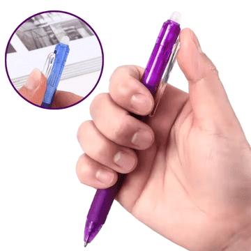 Netscroll Gel pisala, ki se brišejo s toploto, 12 kosov, ERASABLE
