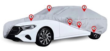 shumee Zaščita pred točo za avtomobil SUV 430, toča 14 mm