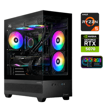 Anni Gamer Extreme Lite namizni računalnik, R5-9500F, 16GB, SSD1TB, RTX5070, FreeDOS