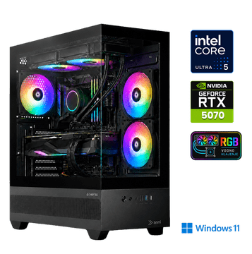 Anni Gamer Extreme Lite namizni računalnik, U5-225F, 16GB, SSD1TB, RTX5070, W11H