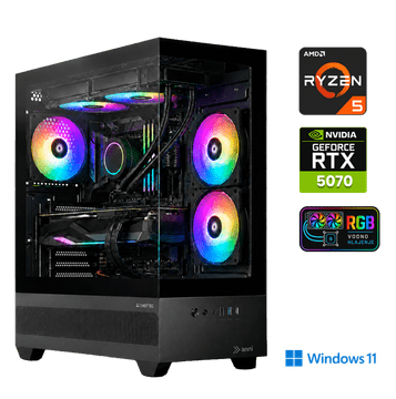 Anni Gamer Extreme Lite namizni računalnik, R5-9500F, 16GB, SSD1TB, RTX5070, W11H