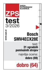 Bosch SMV4ECX28E Serie 4 vgradni pomivalni stroj