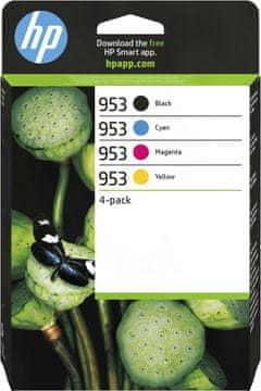 HP 953 komplet 4 kartuš (črna, rumena, cian, magenta)