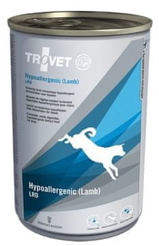 Trovet TROVET LRD s jagnjetino za pse, 400 g