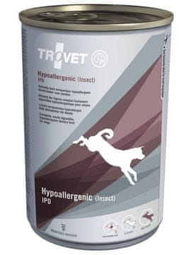 Trovet TROVET Hipoalergena mokra pasja hrana z insekti, 400 g