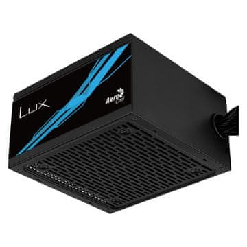 Aer Aerocool LUX 550W napajalnik ATX 20+4 pin, 550W, črn